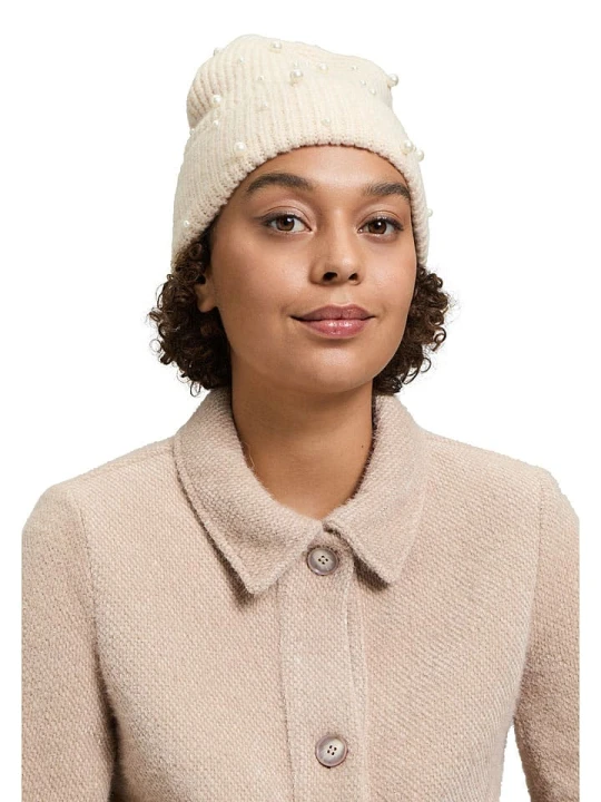 Zdjęcie produktu CARTOON Czapka beanie w kolorze kremowym rozmiar: onesize