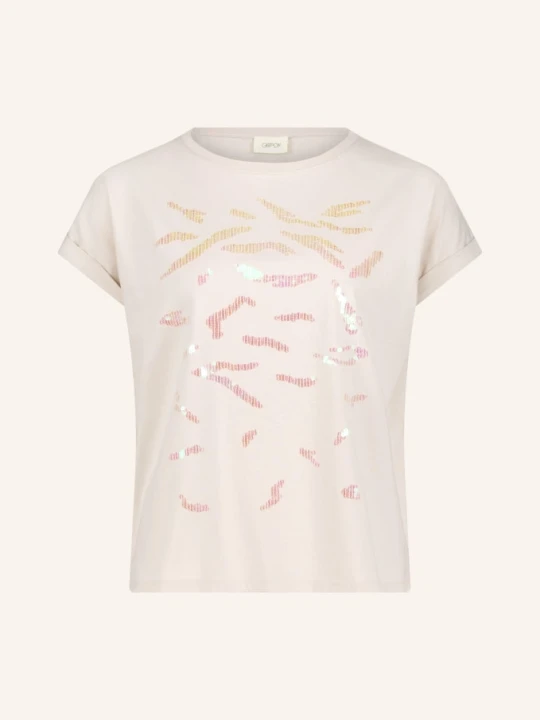 Zdjęcie produktu Cartoon T-Shirt Z Cekinami beige