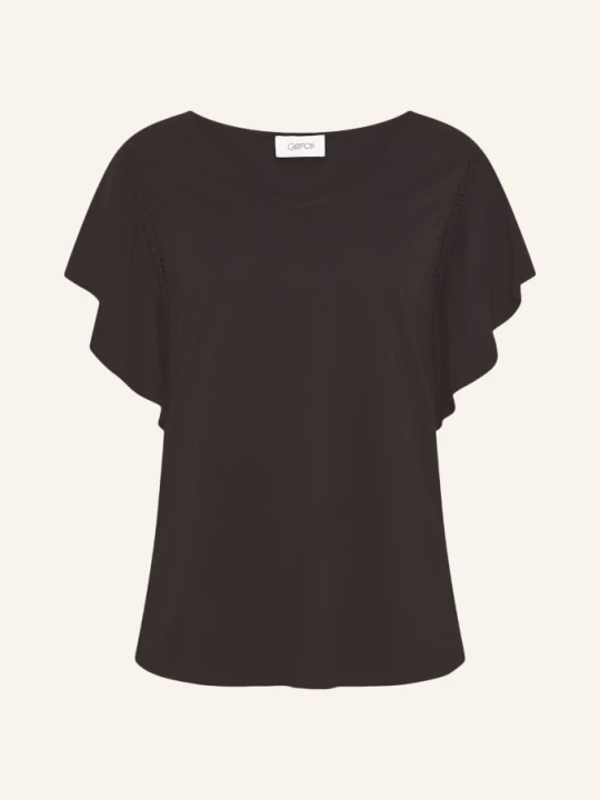 Zdjęcie produktu Cartoon T-Shirt Z Falbanami braun CIEMNOBRĄZOWY