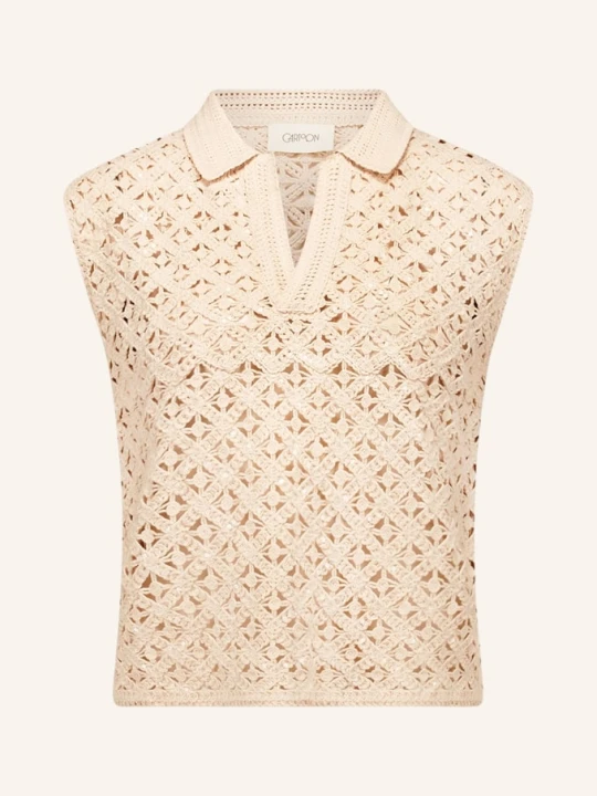 Zdjęcie produktu Cartoon Top Szydełkowany Z Cekinami beige