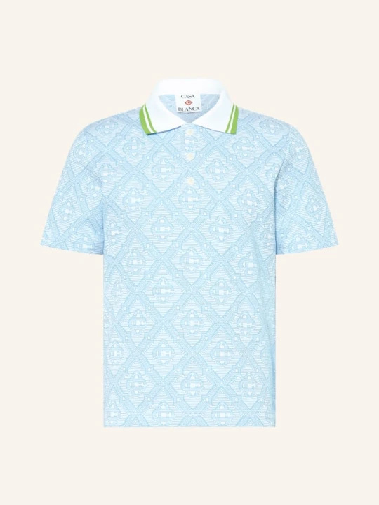 Zdjęcie produktu Casablanca Koszulka Polo Z Żakardowym Wzorem blau