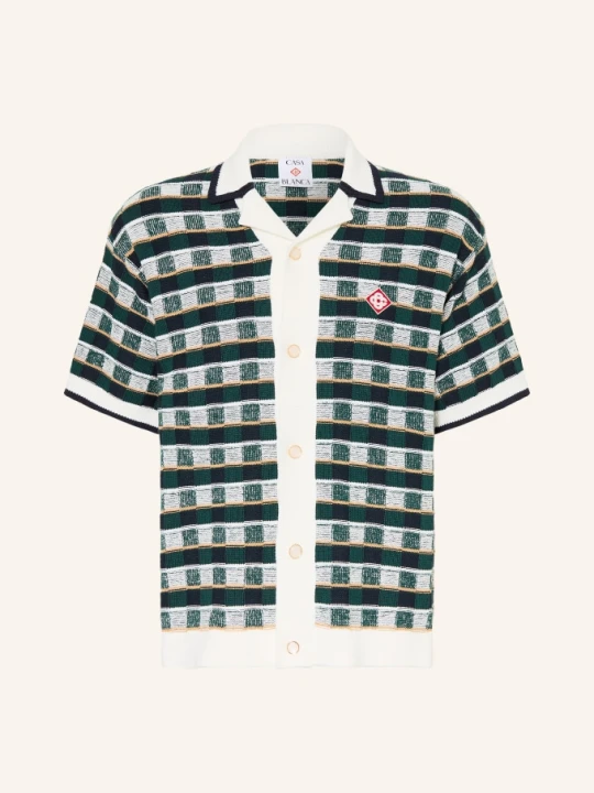 Zdjęcie produktu Casablanca Wzorzysta Koszula Comfort Fit Z Frotte gruen beżowy