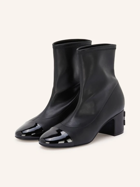 Zdjęcie produktu Casadei Botki Nuova Mun schwarz CZARNY