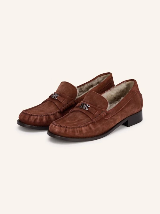 Zdjęcie produktu Casadei Loafersy Mocassini braun JASNOCZERWONY