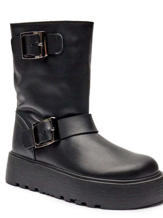 Zdjęcie produktu Casadei Skórzane botki czarny