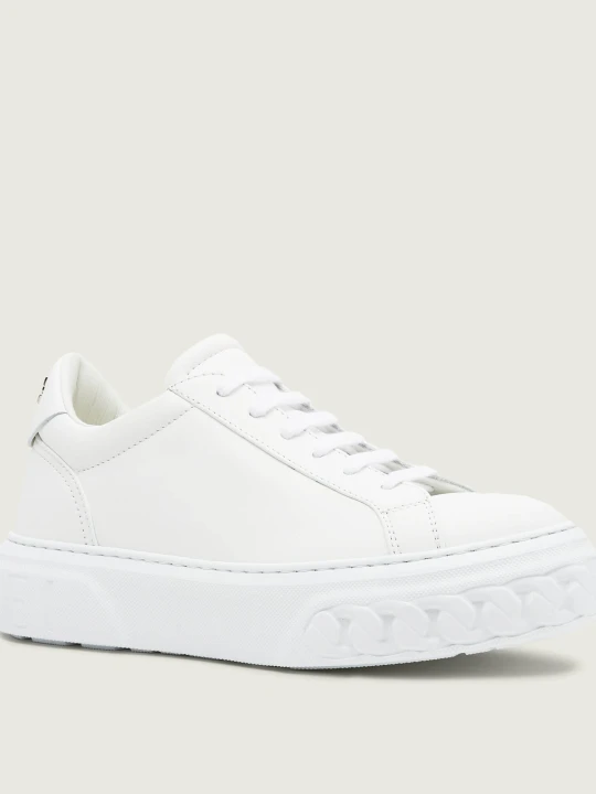 Zdjęcie produktu Casadei Skórzane sneakersy biały