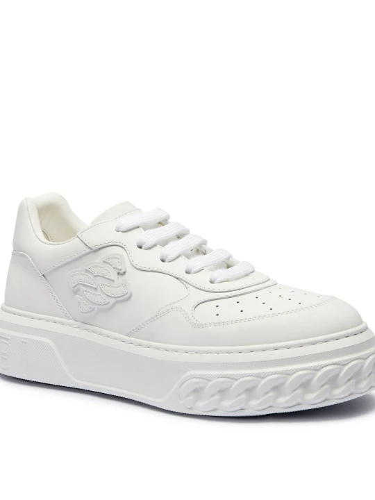 Zdjęcie produktu Casadei Skórzane sneakersy biały