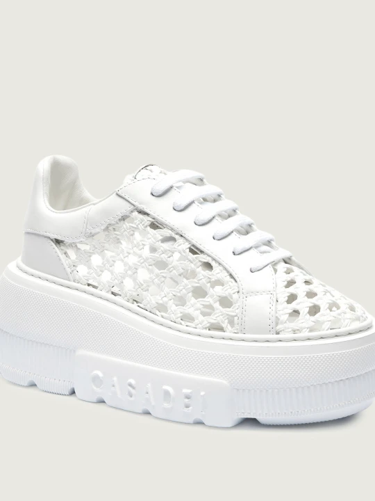 Zdjęcie produktu Casadei Skórzane sneakersy biały