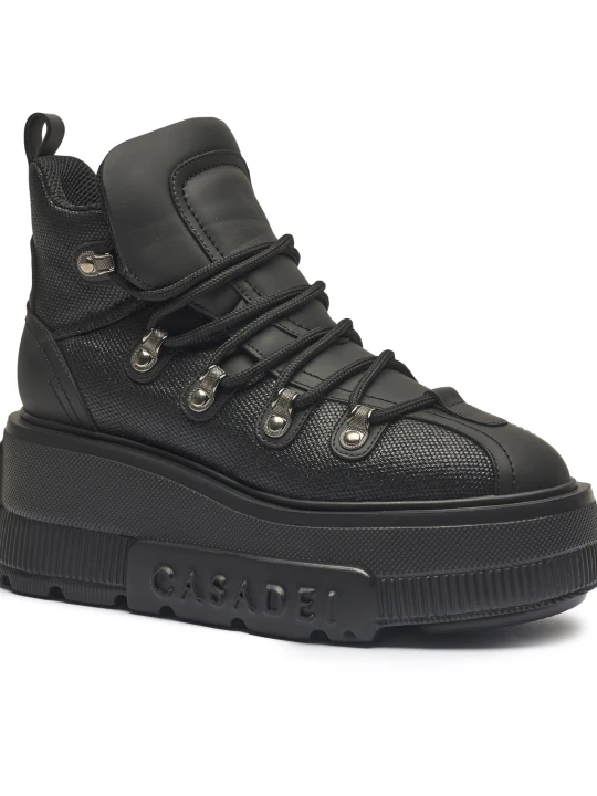 Zdjęcie produktu Casadei Skórzane sneakersy czarny