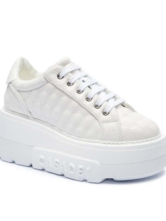 Zdjęcie produktu Casadei Skórzane sneakersy biały