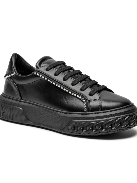 Zdjęcie produktu Casadei Skórzane sneakersy czarny