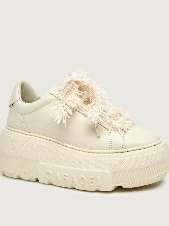 Zdjęcie produktu Casadei Skórzane sneakersy Nexus beżowy
