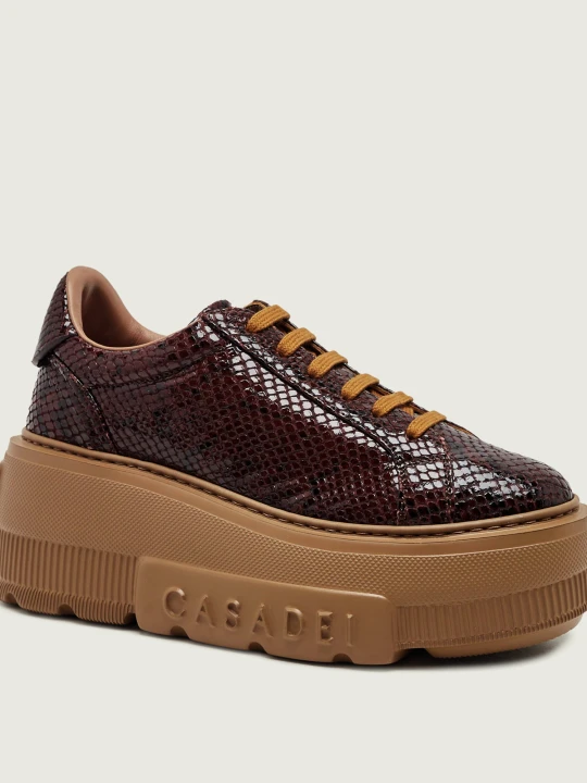 Zdjęcie produktu Casadei Skórzane sneakersy Nexus Basilisco brązowy