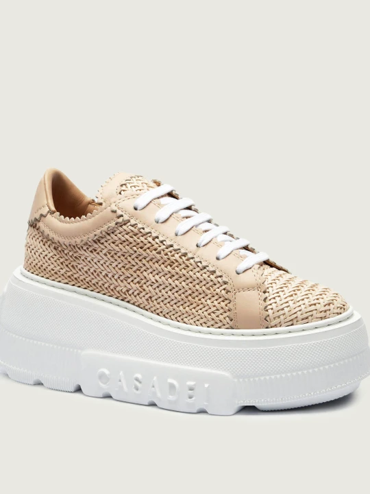 Zdjęcie produktu Casadei Skórzane sneakersy Nexus Hanoi beżowy