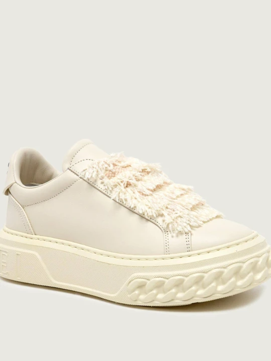 Zdjęcie produktu Casadei Skórzane sneakersy Off Road Painting beżowy