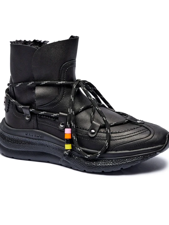 Zdjęcie produktu Casadei Skórzane sneakersy VALSEN czarny