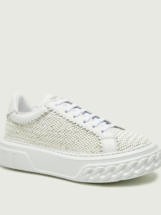 Zdjęcie produktu Casadei Skórzane sneakersy Hanoi biały