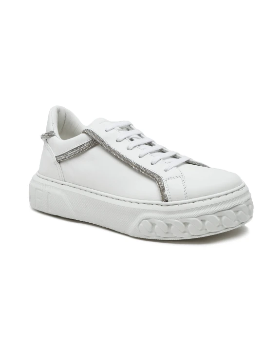 Zdjęcie produktu Casadei Skórzane sneakersy Off Road biały
