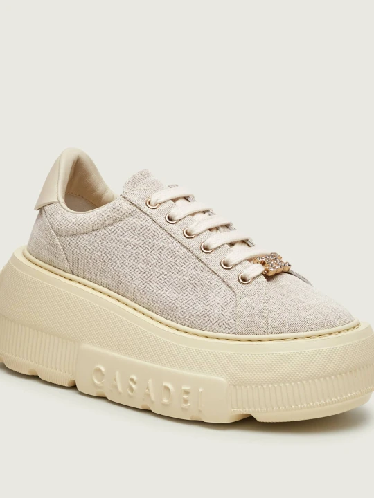 Zdjęcie produktu Casadei Sneakersy Nexus Solar Eclipse | z dodatkiem skóry beżowy