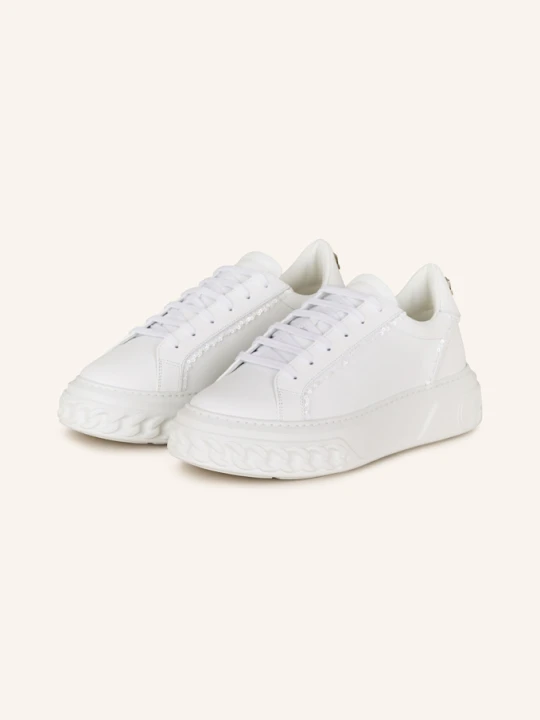 Zdjęcie produktu Casadei Sneakersy Off Road Z Cekinami weiss BIAŁY