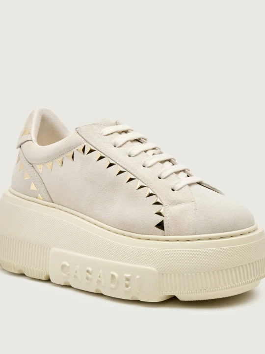 Zdjęcie produktu Casadei Sneakersy | zamsz beżowy