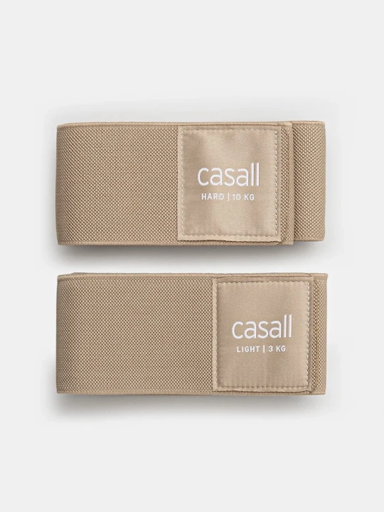 Zdjęcie produktu Casall gumy oporowe do ćwiczeń 2-pack beżowy