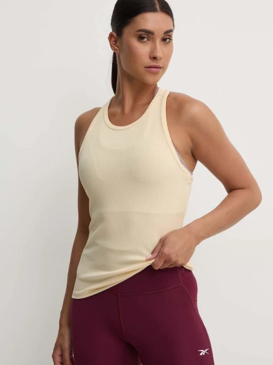 Zdjęcie produktu Casall top treningowy Signified Rib beżowy