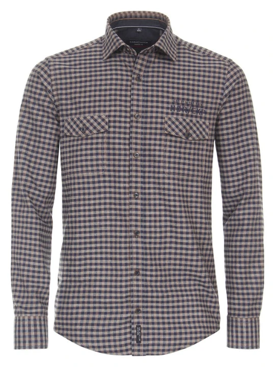 Zdjęcie produktu CASAMODA Koszula - Casual fit - w kolorze granatowo-jasnobrązowym rozmiar: 3XL