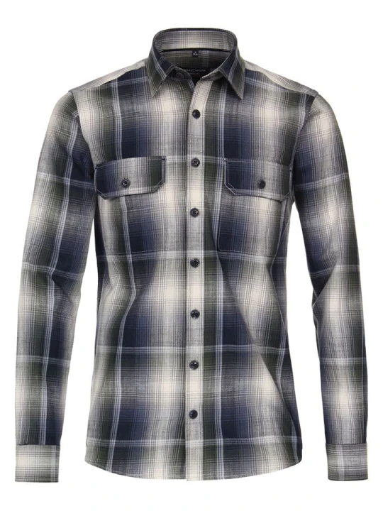 Zdjęcie produktu CASAMODA Koszula - Casual fit - w kolorze granatowo-kremowym rozmiar: 3XL
