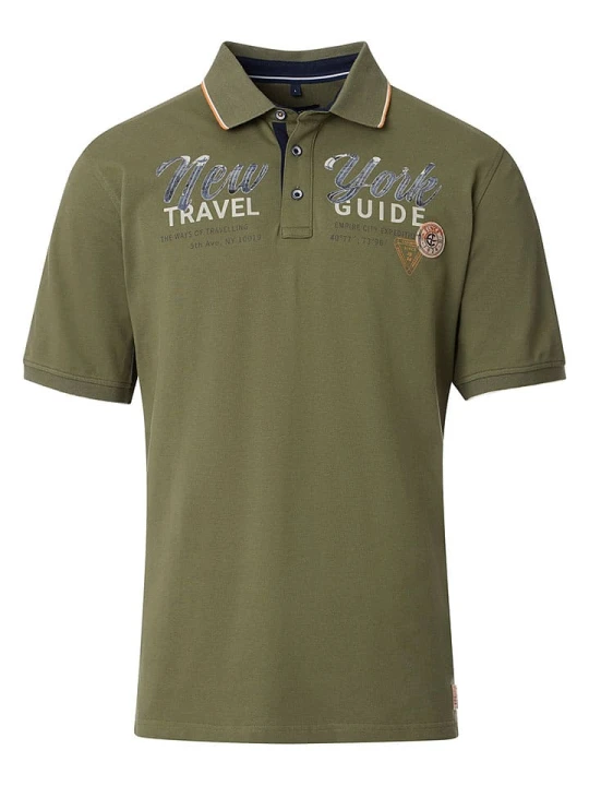 Zdjęcie produktu CASAMODA Koszulka polo w kolorze khaki rozmiar: L