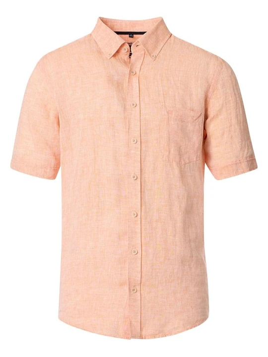 Zdjęcie produktu CASAMODA Lniana koszula - Casual fit - w kolorze pomarańczowym rozmiar: M