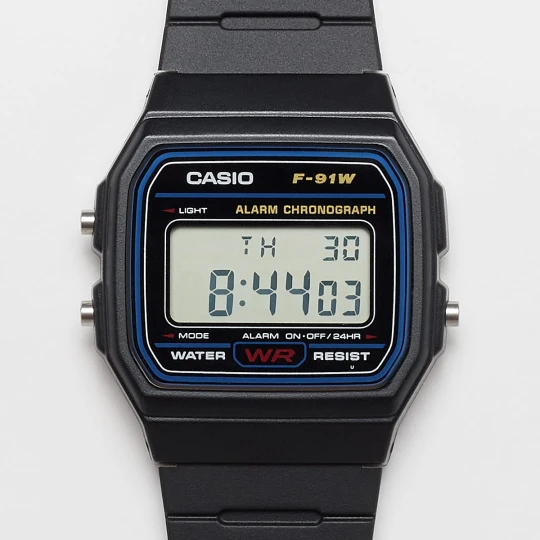 Zdjęcie produktu Casio Watch F-91W-1YEG czarny