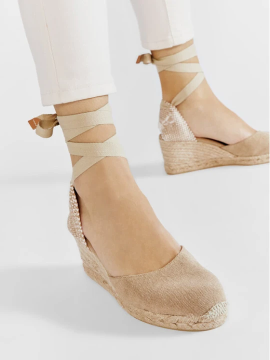Zdjęcie produktu Castañer Espadryle Carina / 6 / 002 021644-2017 Beżowy