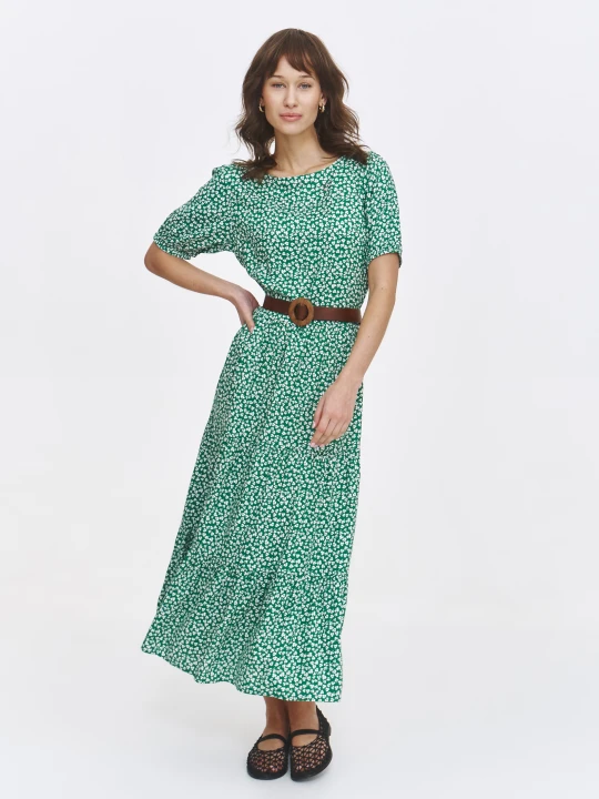 Zdjęcie produktu Casualowa zielona sukienka maxi TOP SECRET