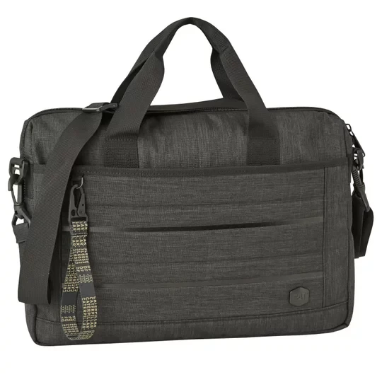 Zdjęcie produktu Caterpillar B. Holt Slim Briefcase 84349-500, Unisex, Czarne, torby, poliester, rozmiar: One size