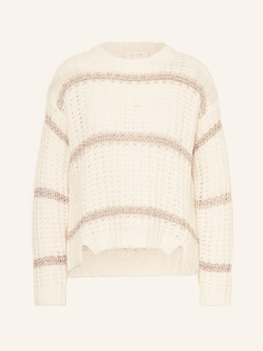 Zdjęcie produktu Catnoir Sweter Z Błyszczącą Przędzą I Cekinami weiss