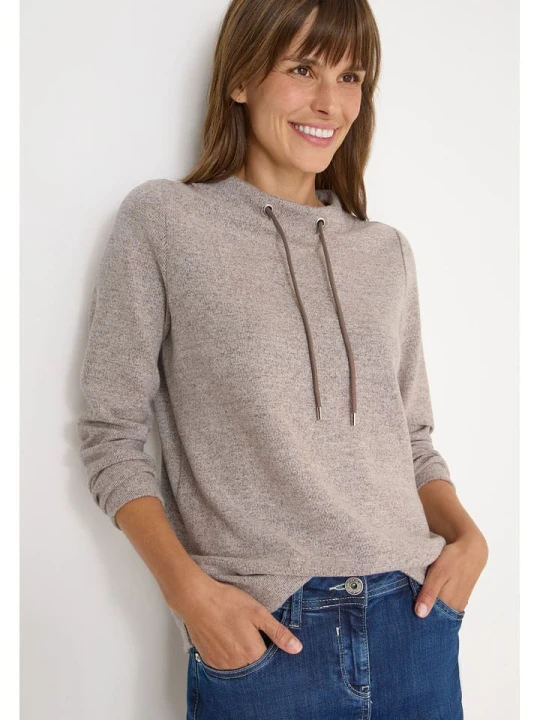 Zdjęcie produktu Cecil Bluza w kolorze beżowym rozmiar: XXL