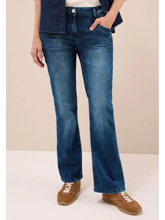 Zdjęcie produktu Cecil Dżinsy - Bootcut fit - w kolorze granatowym rozmiar: W28 / L32