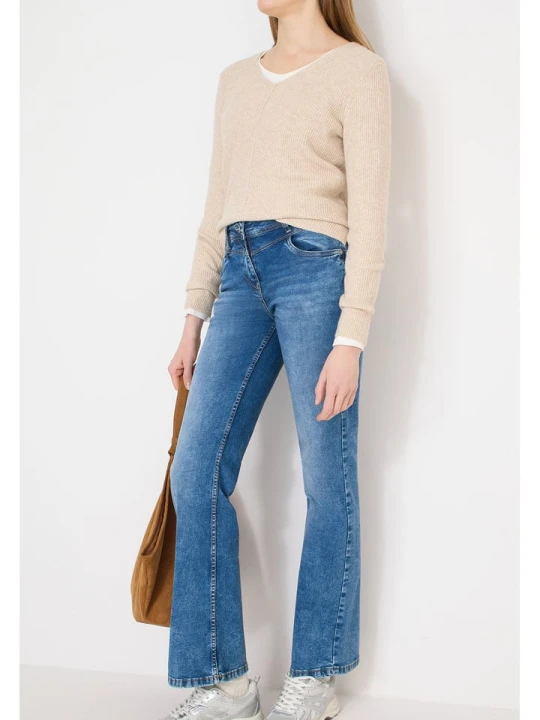 Zdjęcie produktu Cecil Dżinsy - Bootcut - w kolorze niebieskim rozmiar: W31 / L30