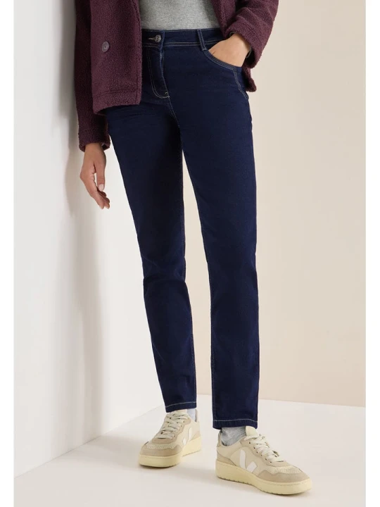 Zdjęcie produktu Cecil Dżinsy - Slim fit - w kolorze granatowym rozmiar: W29 / L30