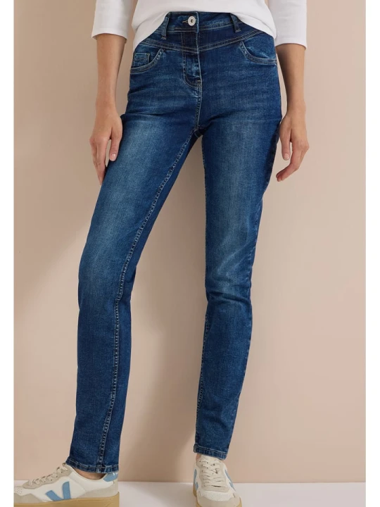 Zdjęcie produktu Cecil Dżinsy - Slim fit - w kolorze granatowym rozmiar: W31 / L30