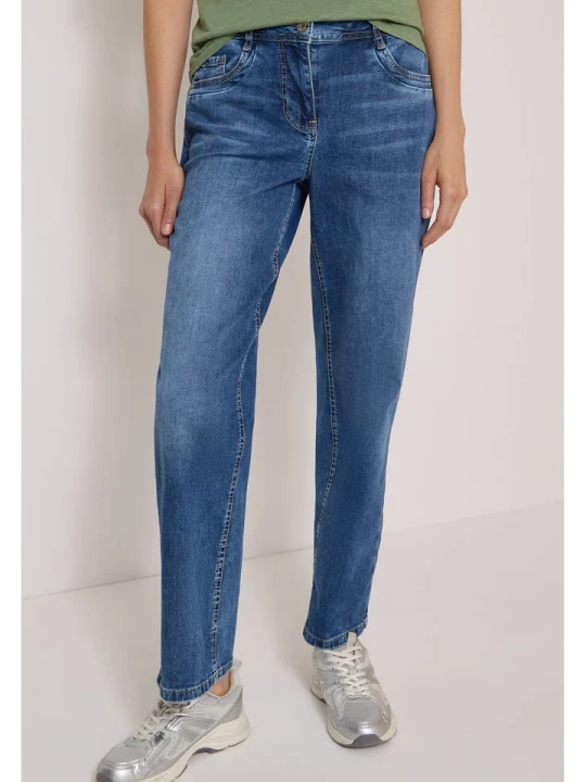 Zdjęcie produktu Cecil Dżinsy - Tapered fit - w kolorze niebieskim rozmiar: W27 / L30
