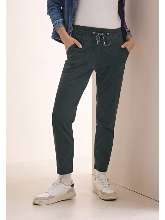 Zdjęcie produktu Cecil Spodnie dresowe w kolorze antracytowym rozmiar: XL / L28