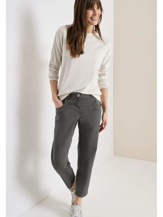 Zdjęcie produktu Cecil Spodnie w kolorze khaki rozmiar: W30 / L26