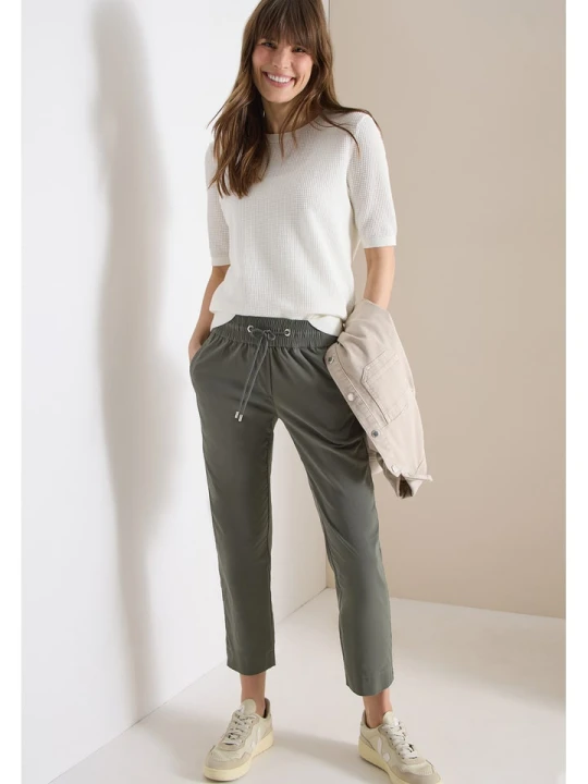 Zdjęcie produktu Cecil Spodnie w kolorze khaki rozmiar: XL / L26
