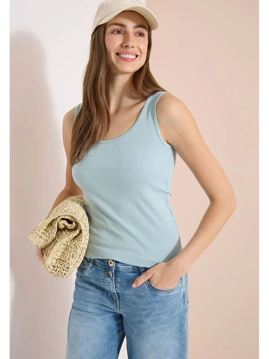 Zdjęcie produktu Cecil Top w kolorze błękitnym rozmiar: XL