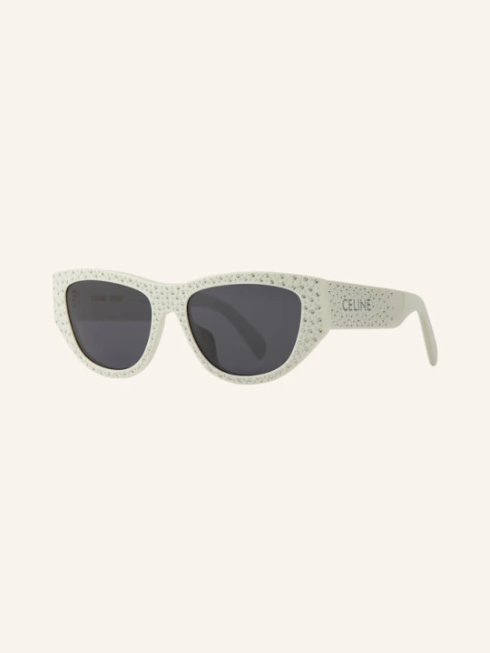 Zdjęcie produktu Celine Okulary Przeciwsłoneczne cl000458 Z Ozdobnymi Kamykami weiss biały