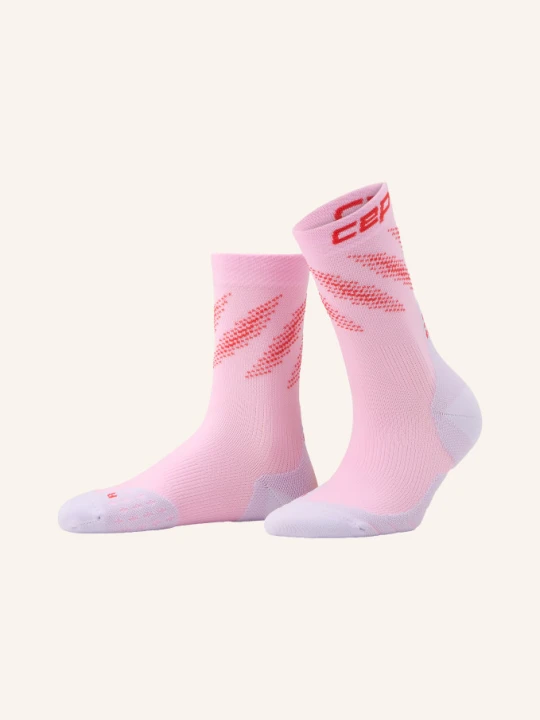 Zdjęcie produktu Cep Skarpety Do Biegania Run Edt. Elliptic Mid Cut Mid Cushion pink