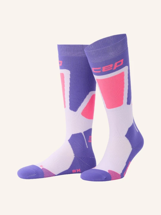 Zdjęcie produktu Cep Skarpety Narciarskie Ski Thermo Tall lila purpurowy
