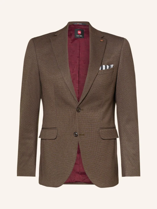 Zdjęcie produktu Cg - Club Of Gents Marynarka Garniturowa Cg Calvin O Kroju Slim Fit, Wykonana Z Dżerseju braun 73 DUNKELBRAUN